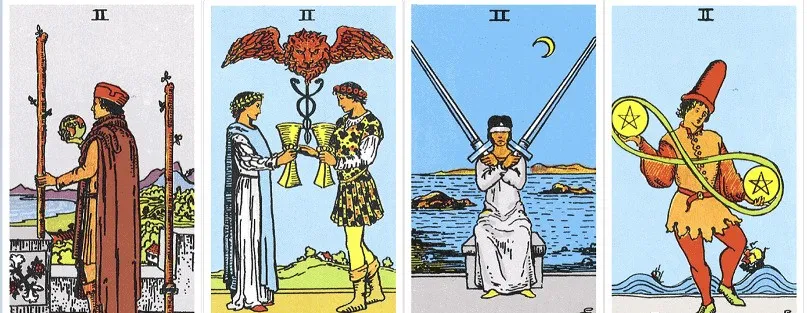 ▲ Scepter 2, Grail 2, Sword 2, Star 2