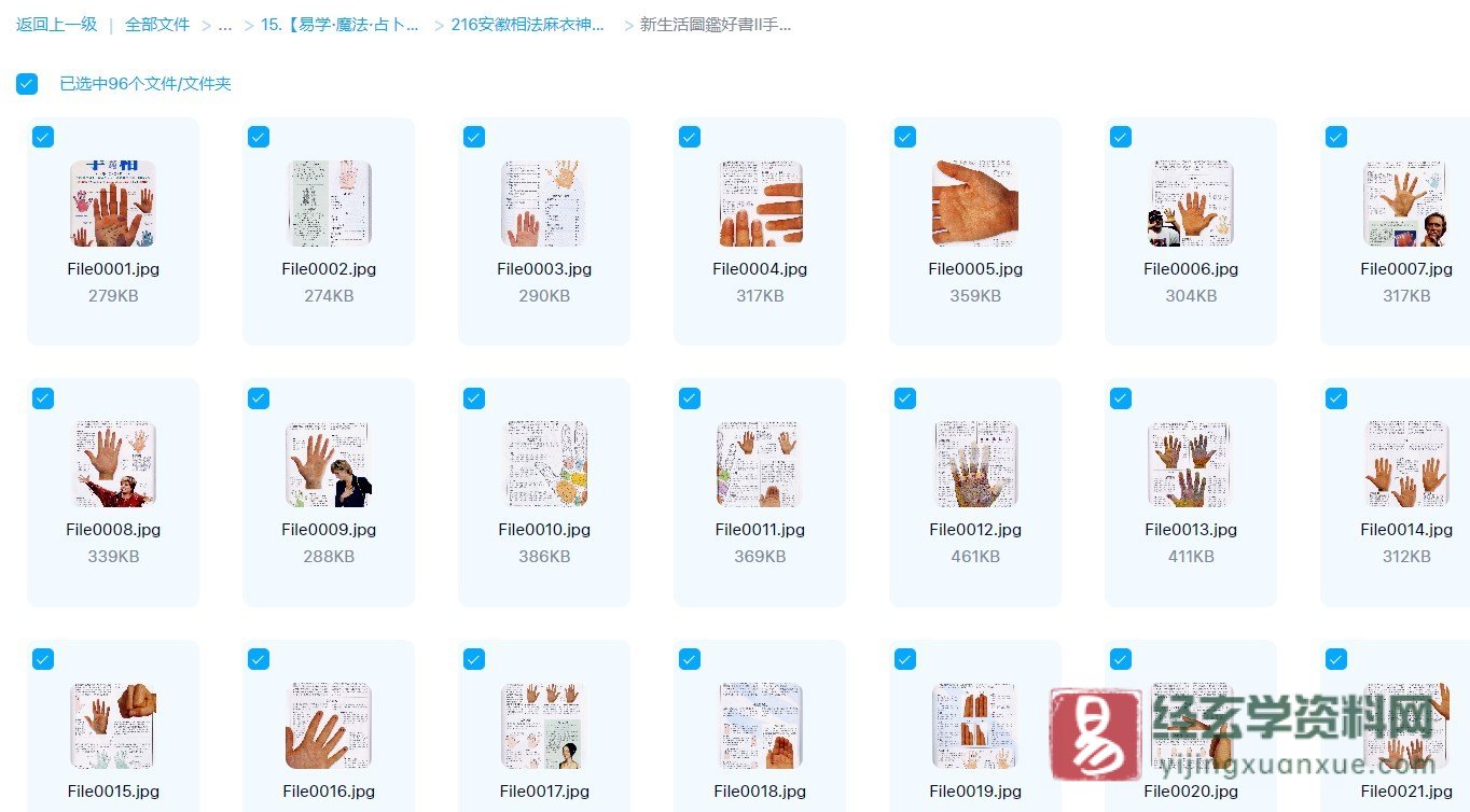 画像[1]_『手相学百科』電子書籍PDF（画像版96ページ）_易経玄学資料ネット
