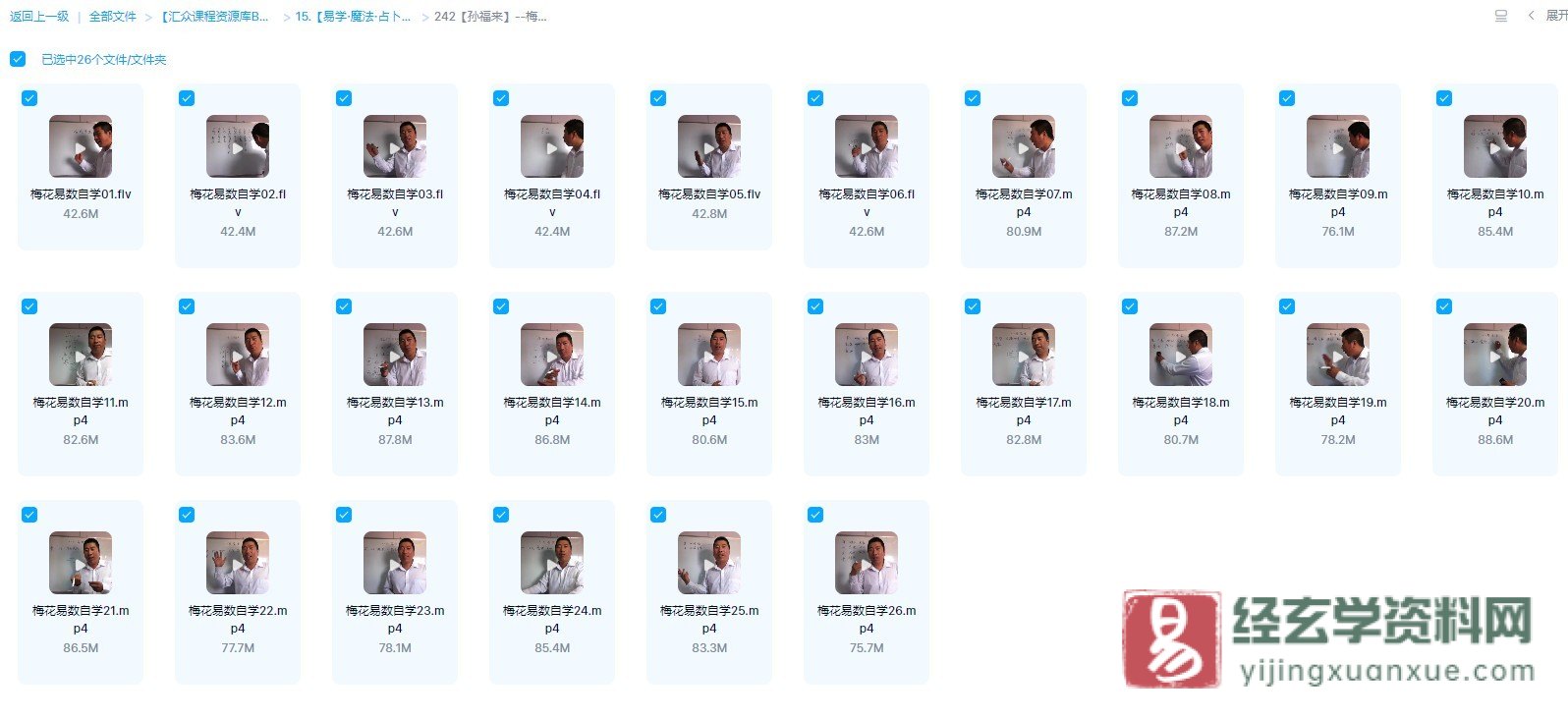 画像[2]_【孫福来】梅花易数自己学習チュートリアル（動画26集）_易経玄学資料ネット