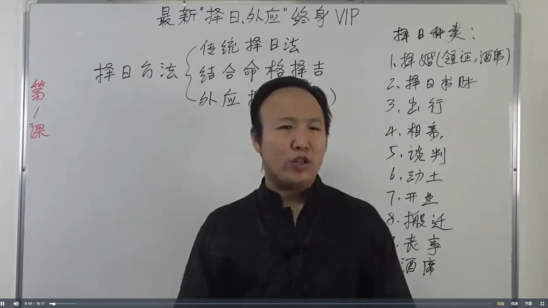 图片[1]_包双龙2022年外应与择日vip课程（视频22集）_易经玄学资料网