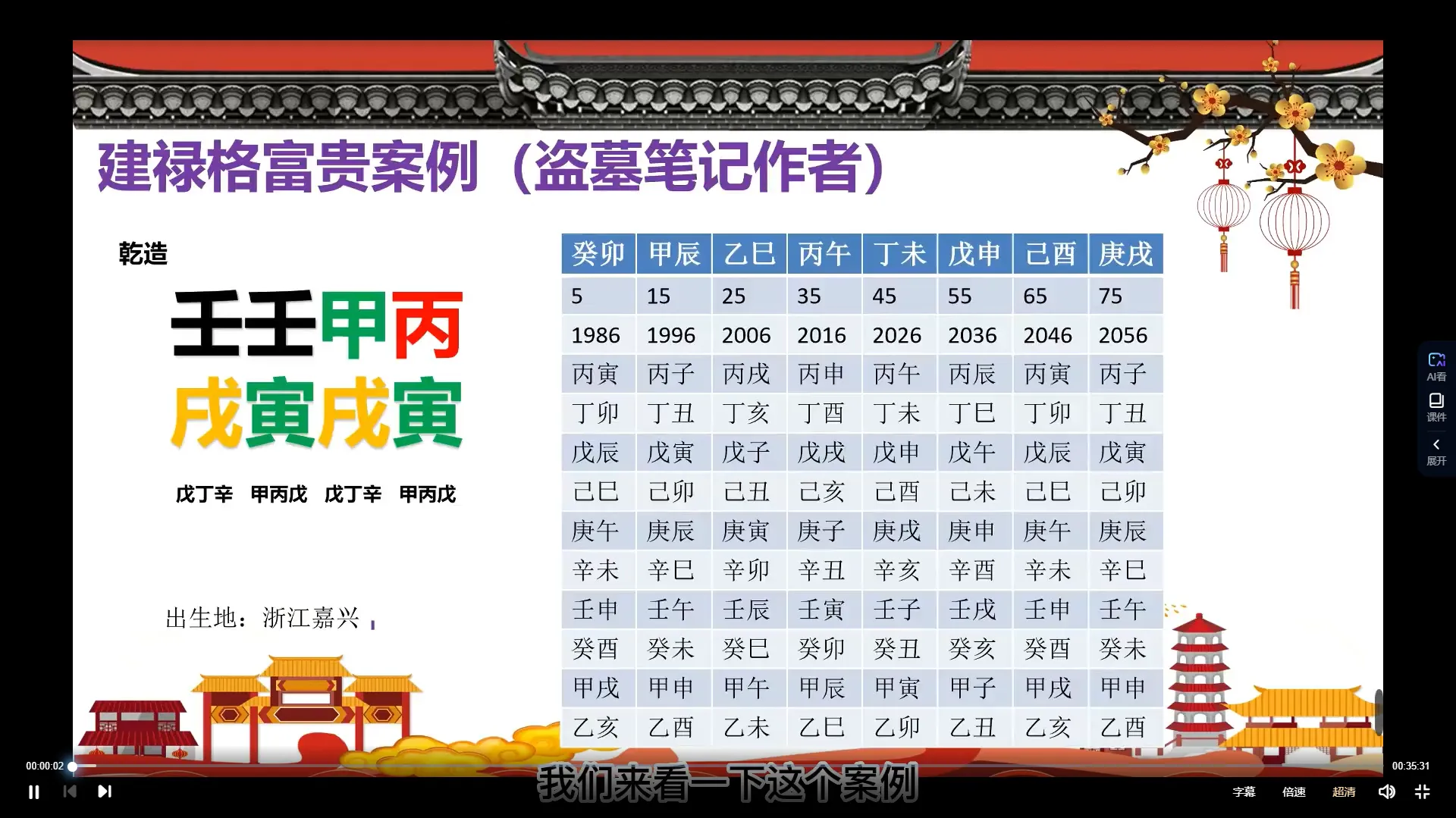 图片[2]_李文曾《文曾八字案例精解视频》视频31集_易经玄学资料网