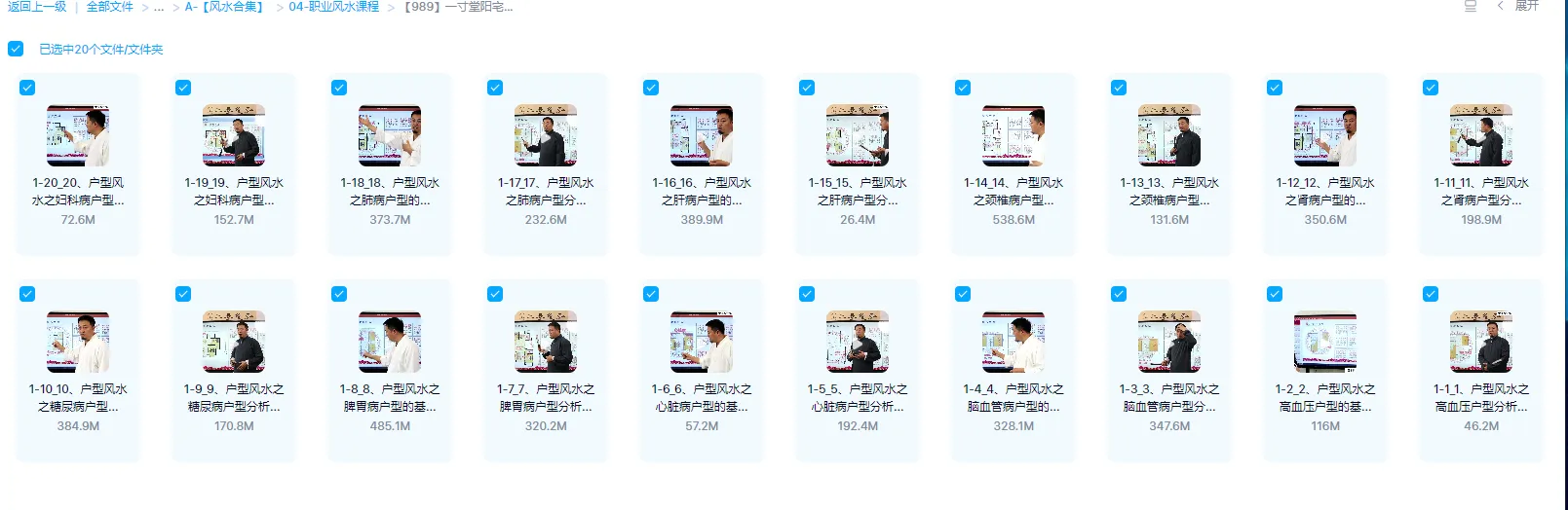 圖片[1]_一寸堂《陽宅風水造成的疾病與化解》（影片20集）_易經玄學資料網