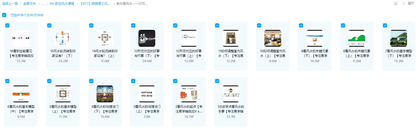 Image[3]_Hu Zhenyuan 'Sanyuan Shape Mountain Feng Shui' Video 41 Episodes_Yijing Mysticism Data Network