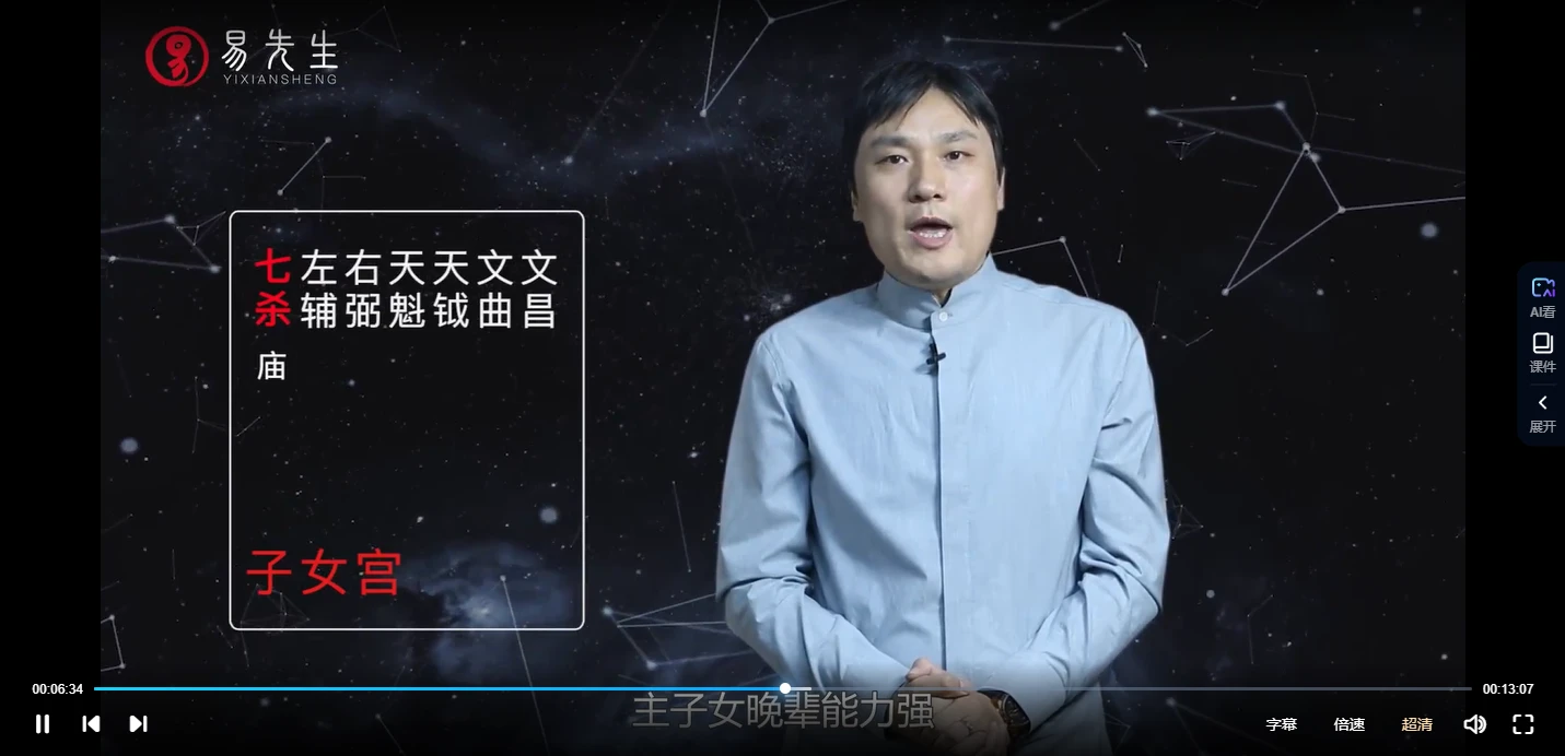 Image [4]_Fu Gang "Ziwe Dou Shu Beginner's Introductory Course" Video 36 Episodes_Esoteric Chinese Metaphysics Resources Network