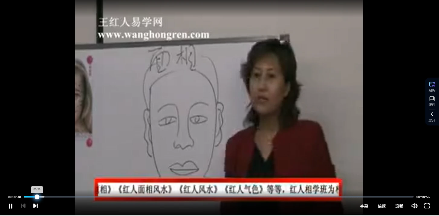 图片[4]_王红人-面相教学（视频21集+笔记）_易经玄学资料网