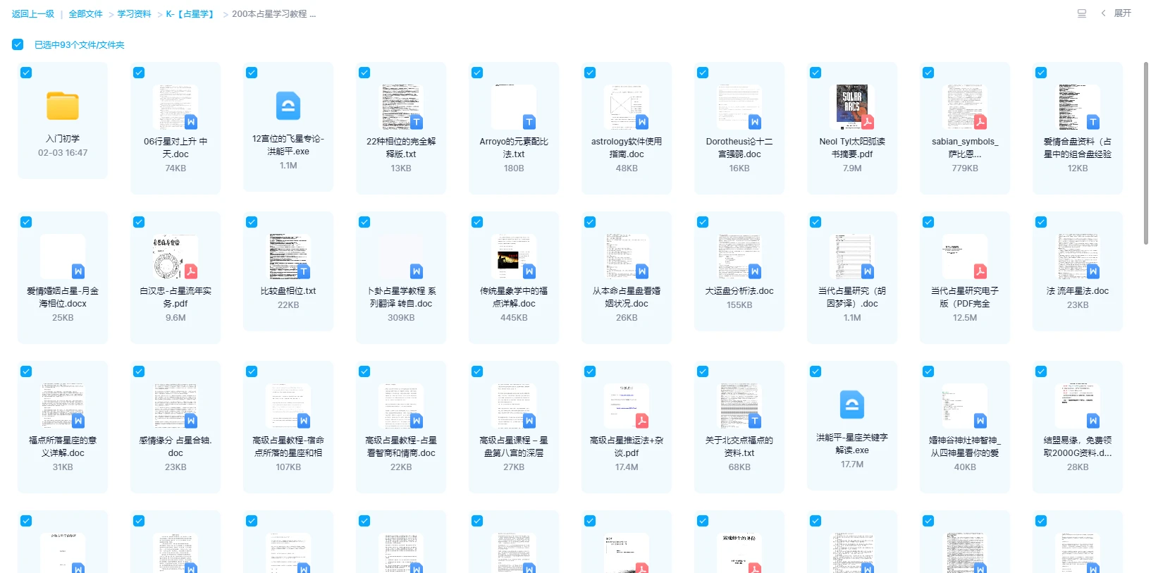 Image[1]_200 Astrology Learning Tutorial Documents Beginner Astrology Courses Love Synastry Zodiac Case Studies Prediction Tutorials_Yijing Metaphysics Data Website