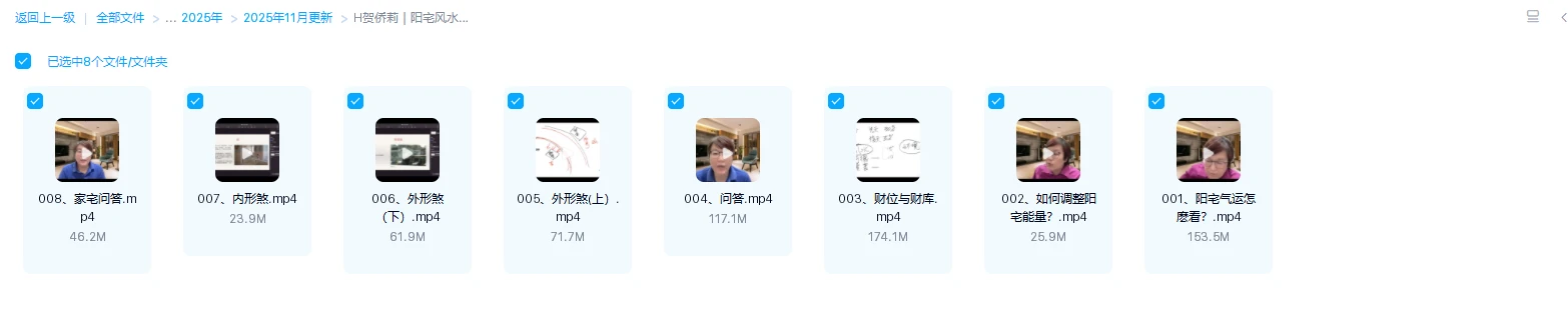 Image[1]_He Qiaoli 'Introduction to Yang House Feng Shui' (Video 8 Episodes)_Yijing Mysticism Data Network