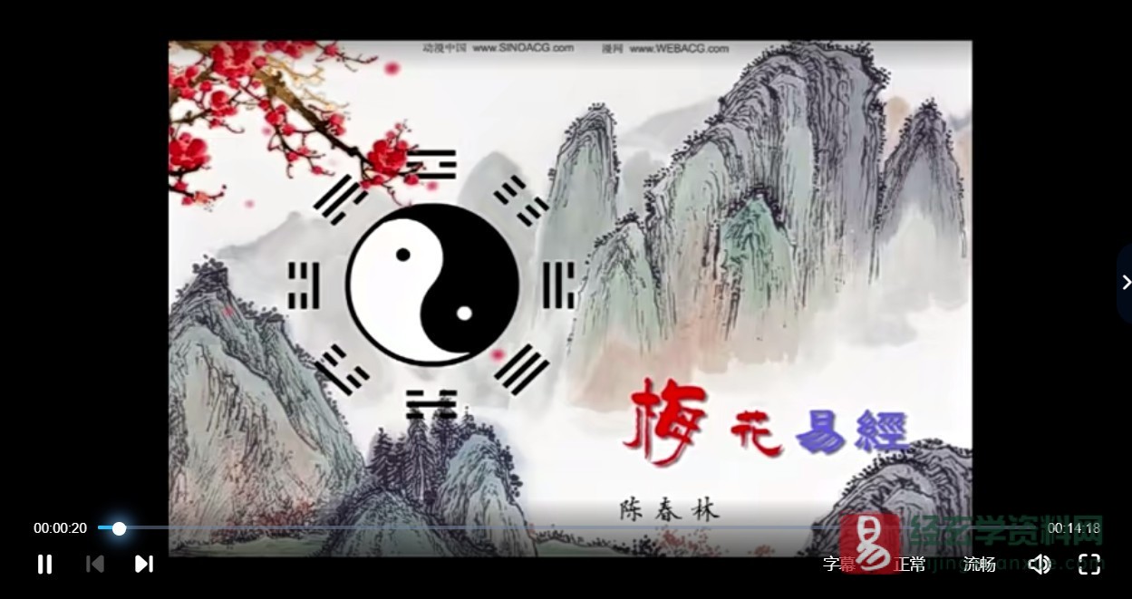 圖片[3]_陳春林《梅花心易寧波之人文環境：易學和文化雙重建構教程》（影片4集）_易經玄學資料網
