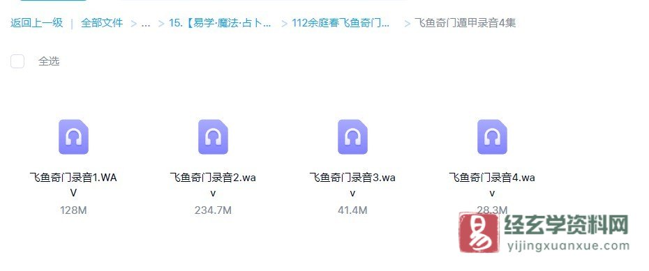 Image[1]_Yu Tingchun Feiyu Qimen Dunjia (Audio 4 Episodes)_I Ching Metaphysics Data Network