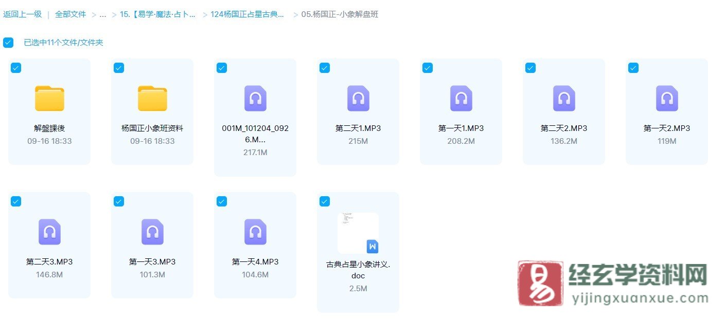 图片[1]_杨国正-古典占星小象解盘班（录音+讲义资料）_易经玄学资料网