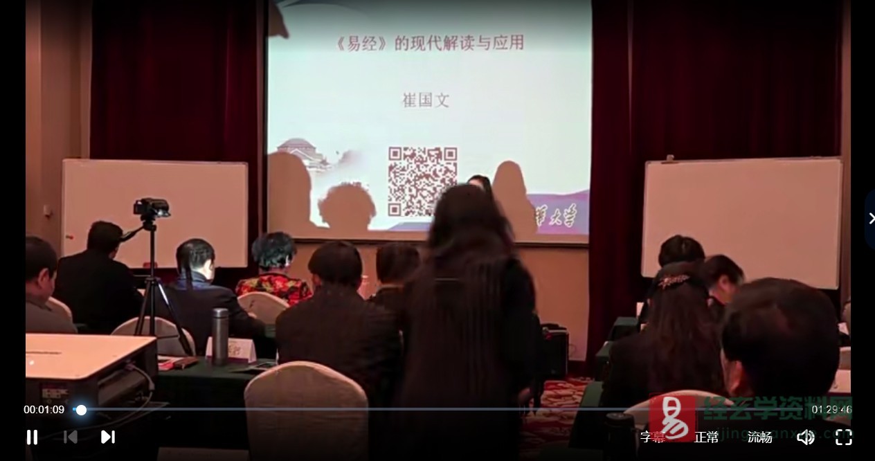 图片[3]_崔国文《易经》的现代解读与应用（视频15集）_易经玄学资料网